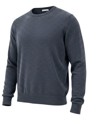 Old Navy Men's Crewneck Sweater in Heather Navy Blue